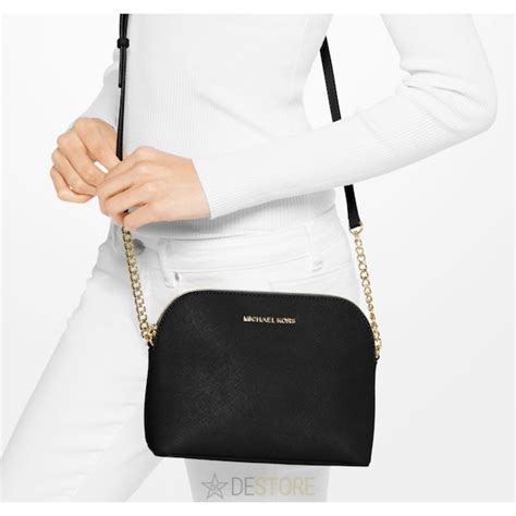 michael kors cindy dome crossbody oyster black lace|michael michael kors cindy large dome crossbody .